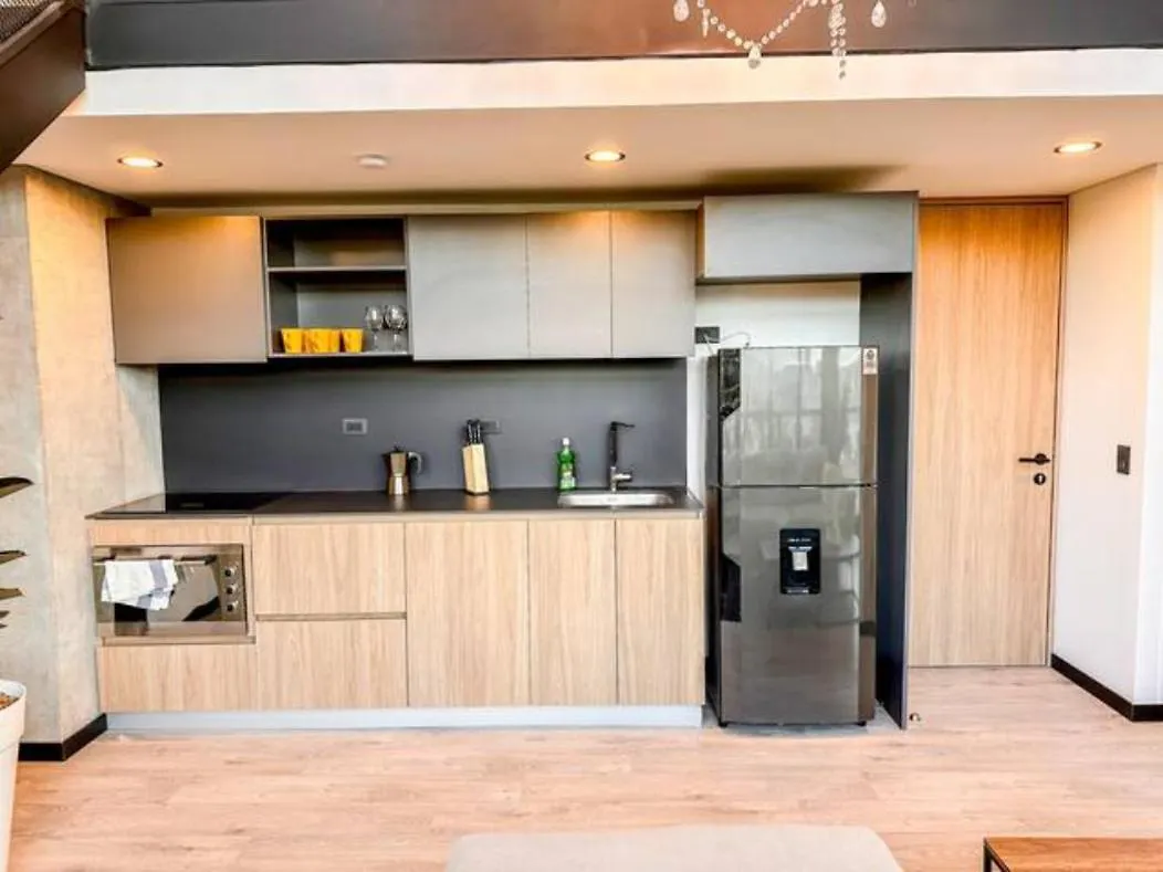 Apartment Skyline Suites - Elegant Living With Coworking & Scenic Views Bogota