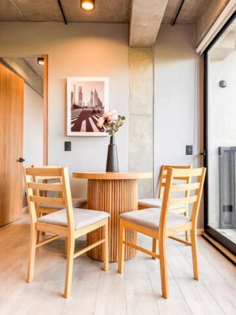 Apartment Skyline Suites - Elegant Living With Coworking & Scenic Views Bogota