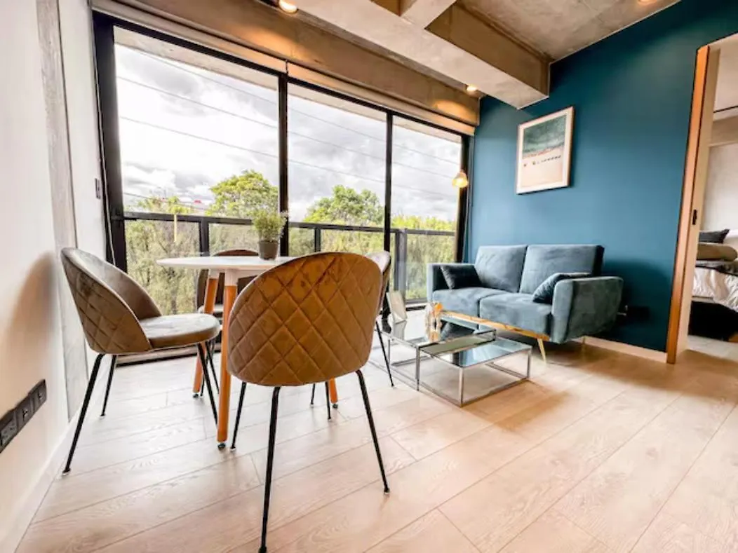 Apartment Skyline Suites - Elegant Living With Coworking & Scenic Views Bogota Colombia